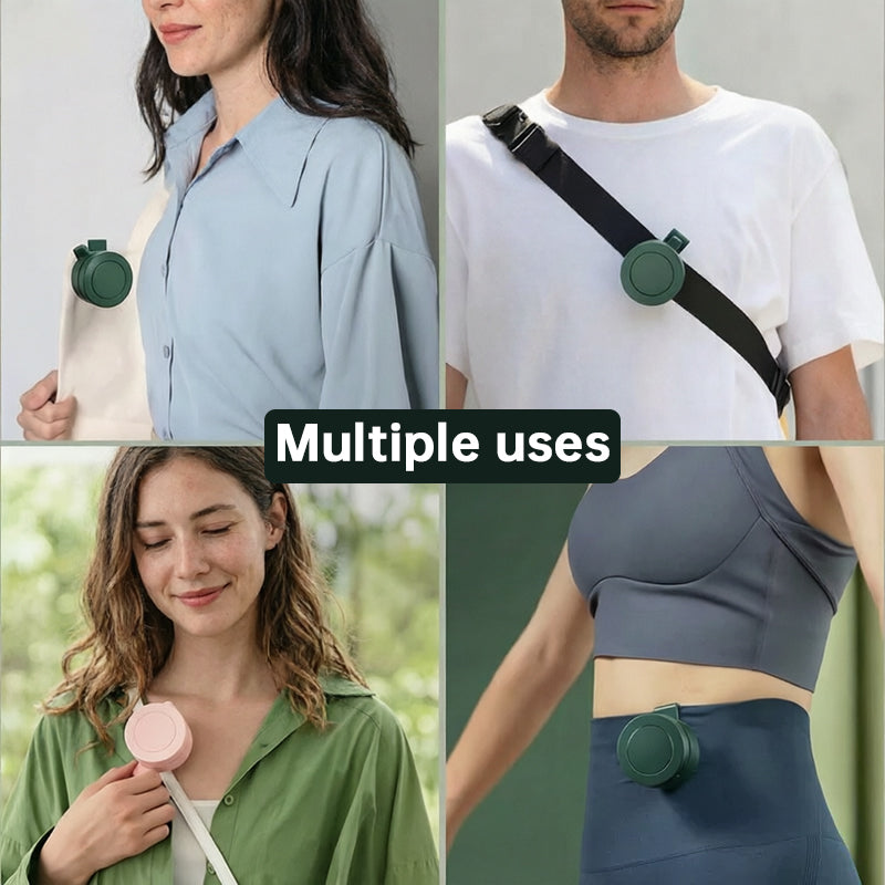 ClipBreeze Go — Wearable Clip-On Fan for Outdoor & Travel