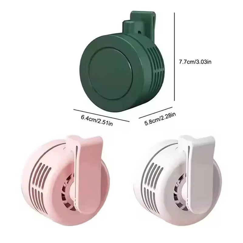 ClipBreeze Go — Wearable Clip-On Fan for Outdoor & Travel