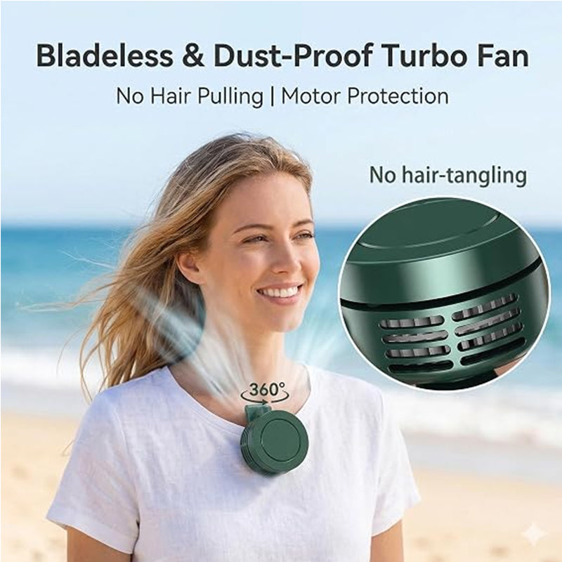 ClipBreeze Go — Wearable Clip-On Fan for Outdoor & Travel