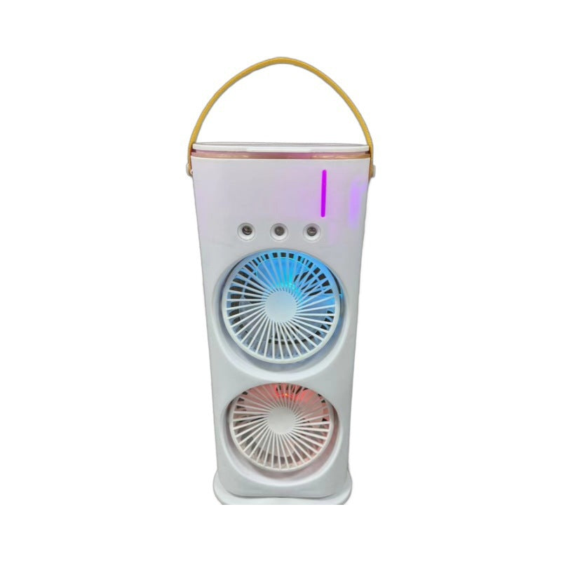 CoolMist Duo — Desktop Spray Fan with Mist & Mood Light
