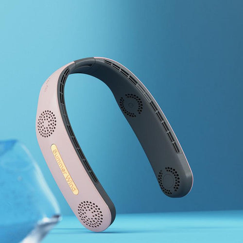 BreezeMate Neck Fan — Hands-Free Bladeless Cooling