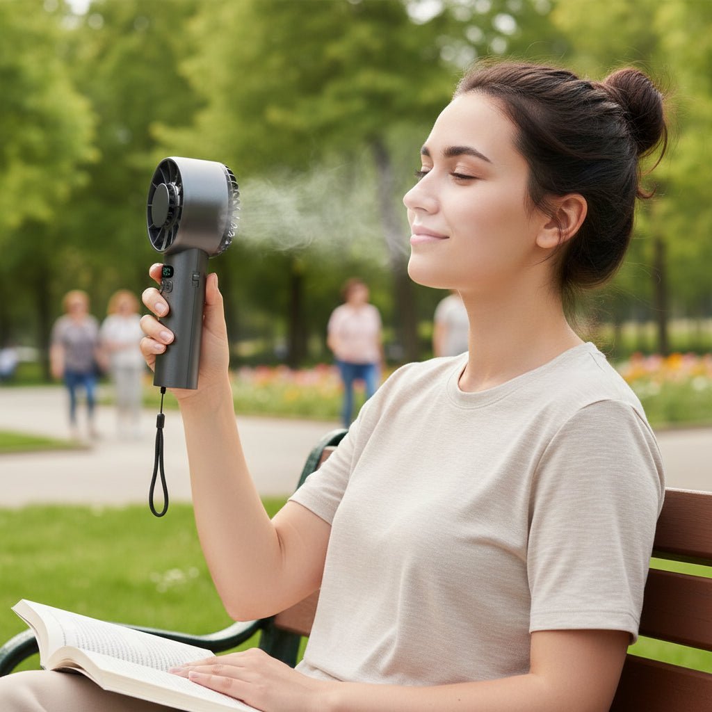 PocketBreeze — Foldable USB Handheld Fan for Heatwaves & Travel - Cooling Gadget - Cool Yourself
